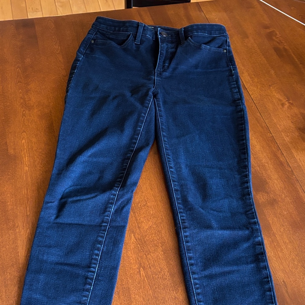 Talbots Flawless High-Waist Jegging Ankle in Deep Blue